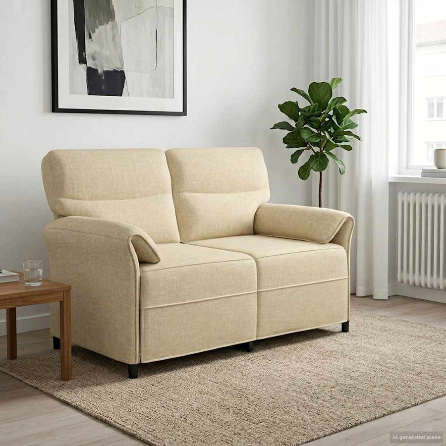 Bank 100% polyester metalen frame MDF, Multiplex