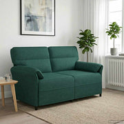 Bank polyester groen metaal MDF multiplex