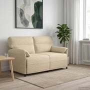 Bank polyester metaal MDF multiplex crème