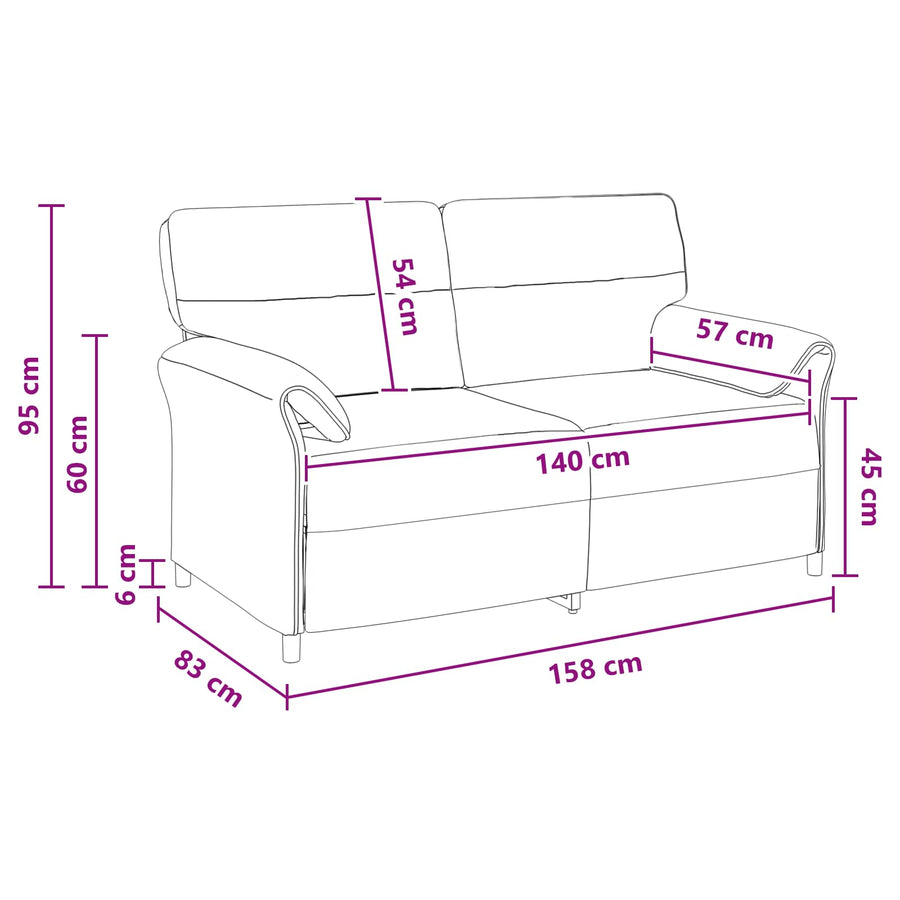 Bank 100% polyester metalen frame MDF, Multiplex