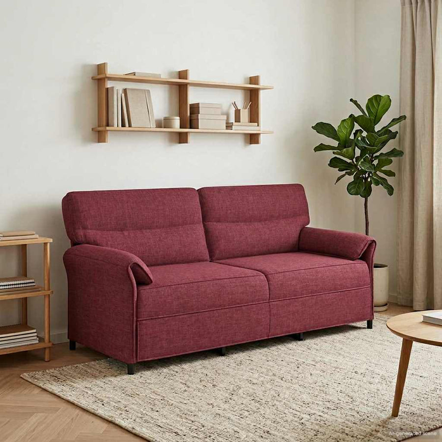 Bank 100% polyester metalen frame MDF, Multiplex