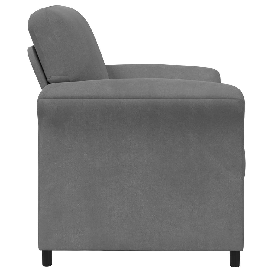 1-Zits Bank Donkergrijs 88 x 83 x 95 cm Fluweel