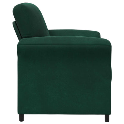 1-Zits Bank Donkergroen 88 x 83 x 95 cm Fluweel