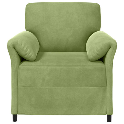 1-Zits Bank Lichtgroen 88 x 83 x 95 cm Fluweel