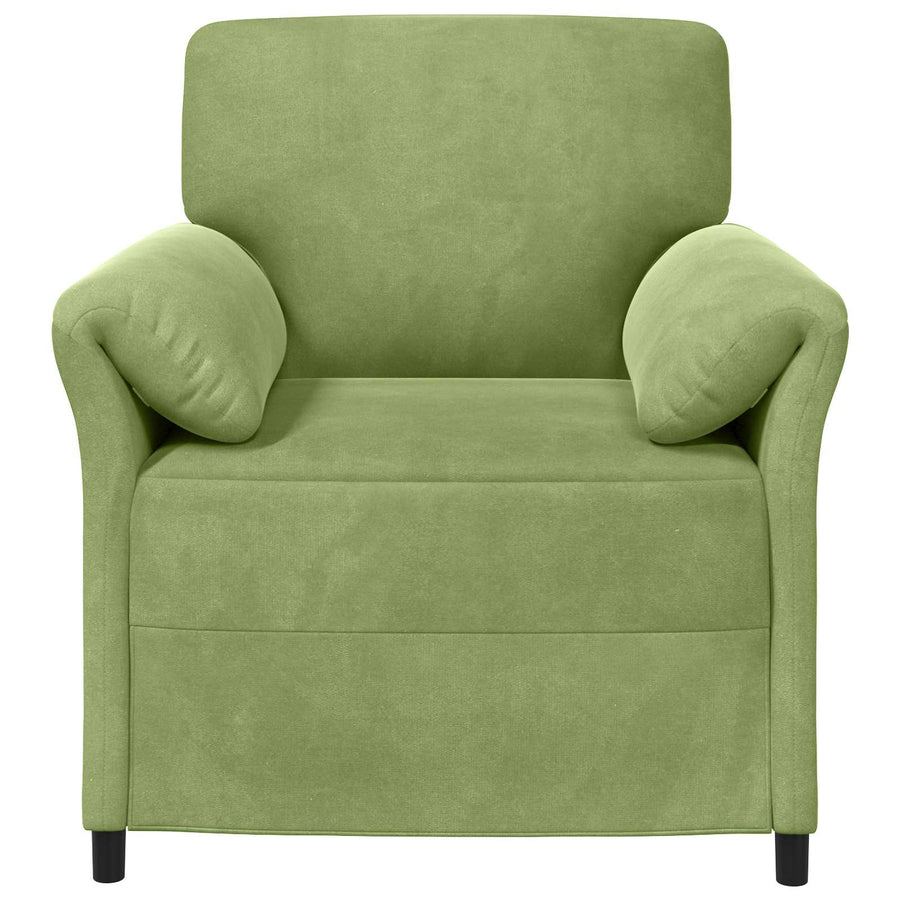 1-Zits Bank Lichtgroen 88 x 83 x 95 cm Fluweel