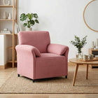 1-Seater Sofa Pink 88 x 83 x 95 cm Velvet