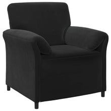 1-Zits Bank Zwart 88 x 83 x 95 cm Fluweel