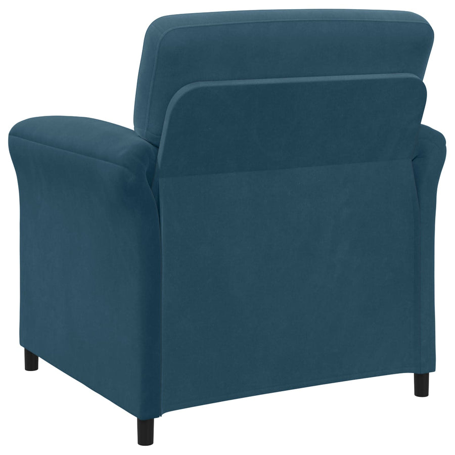 1-Zits Bank Blauw 88 x 83 x 95 cm Fluweel