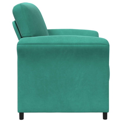 1-Zits Bank Turquoise 88 x 83 x 95 cm Fluweel