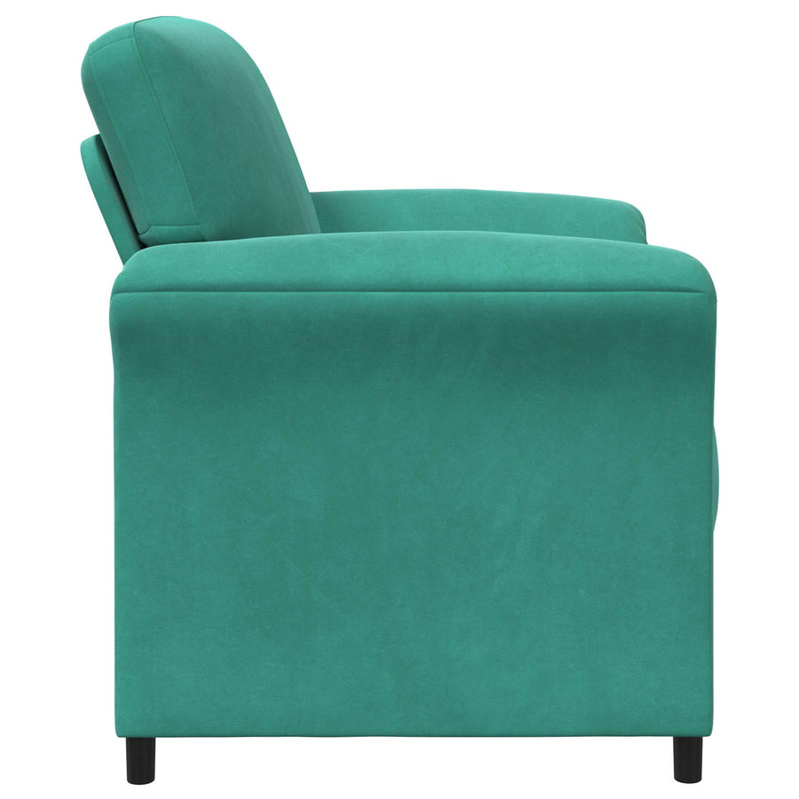 1-Zits Bank Turquoise 88 x 83 x 95 cm Fluweel