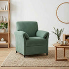 1-zits bank 88x83x95 cm zeegroen fluweel