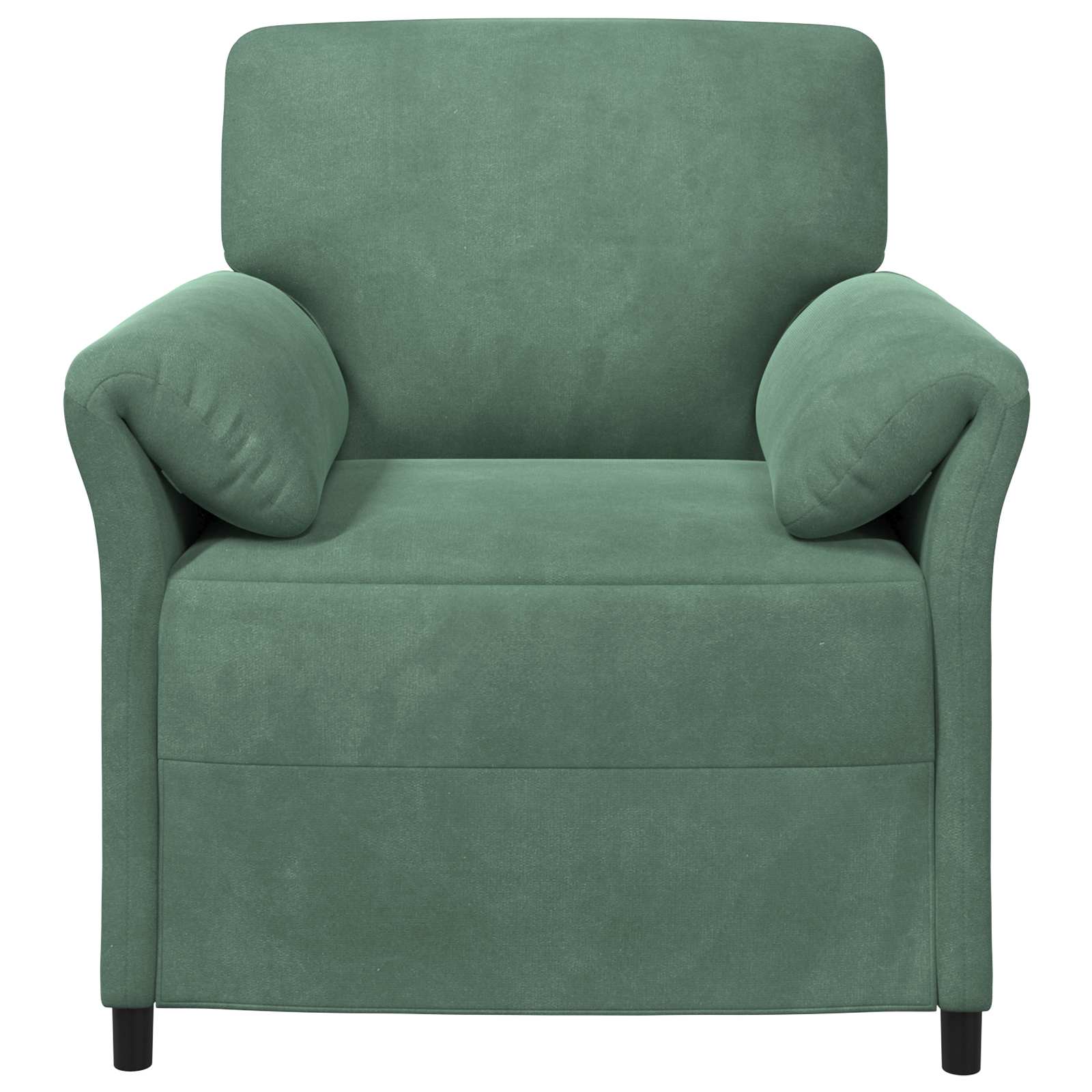 1-Zits Bank Zeegroen 88 x 83 x 95 cm Fluweel