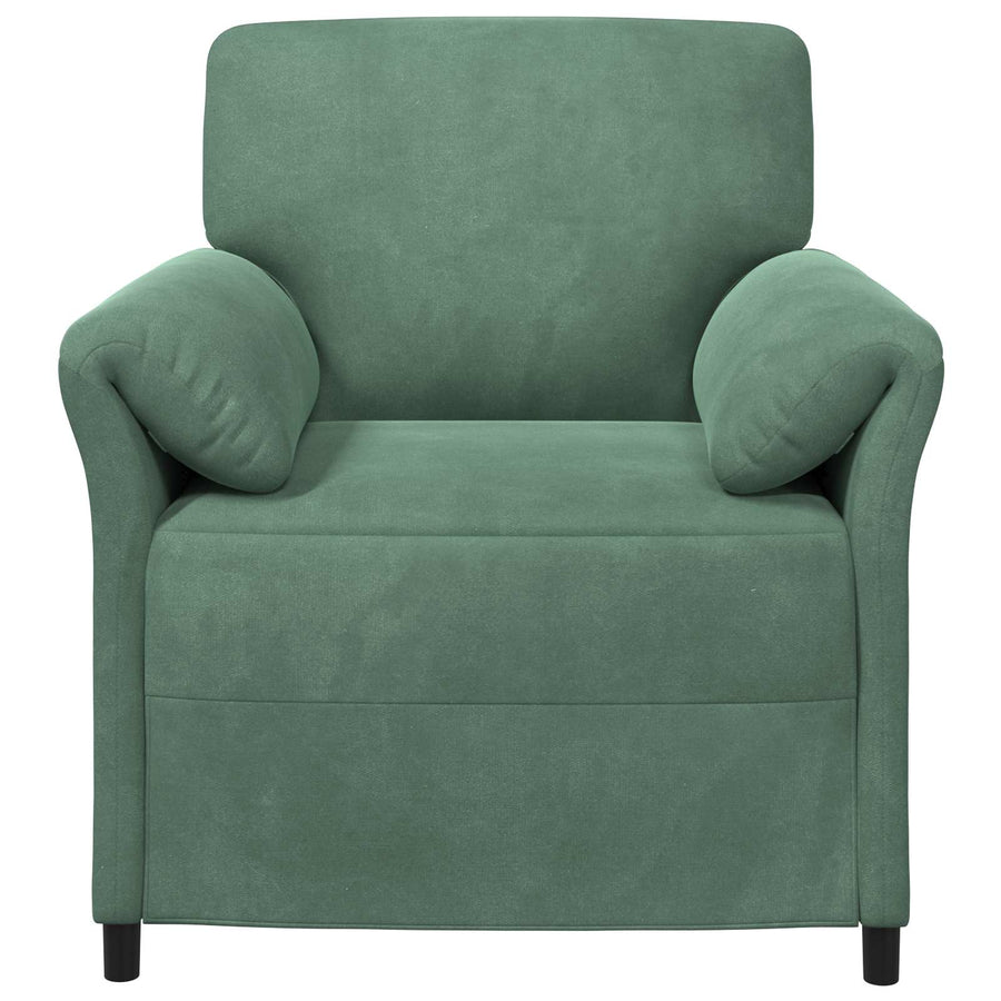 1-Zits Bank Zeegroen 88 x 83 x 95 cm Fluweel