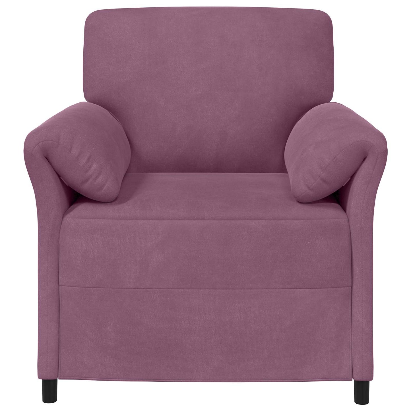 1-Zits Bank Paars 88 x 83 x 95 cm Fluweel