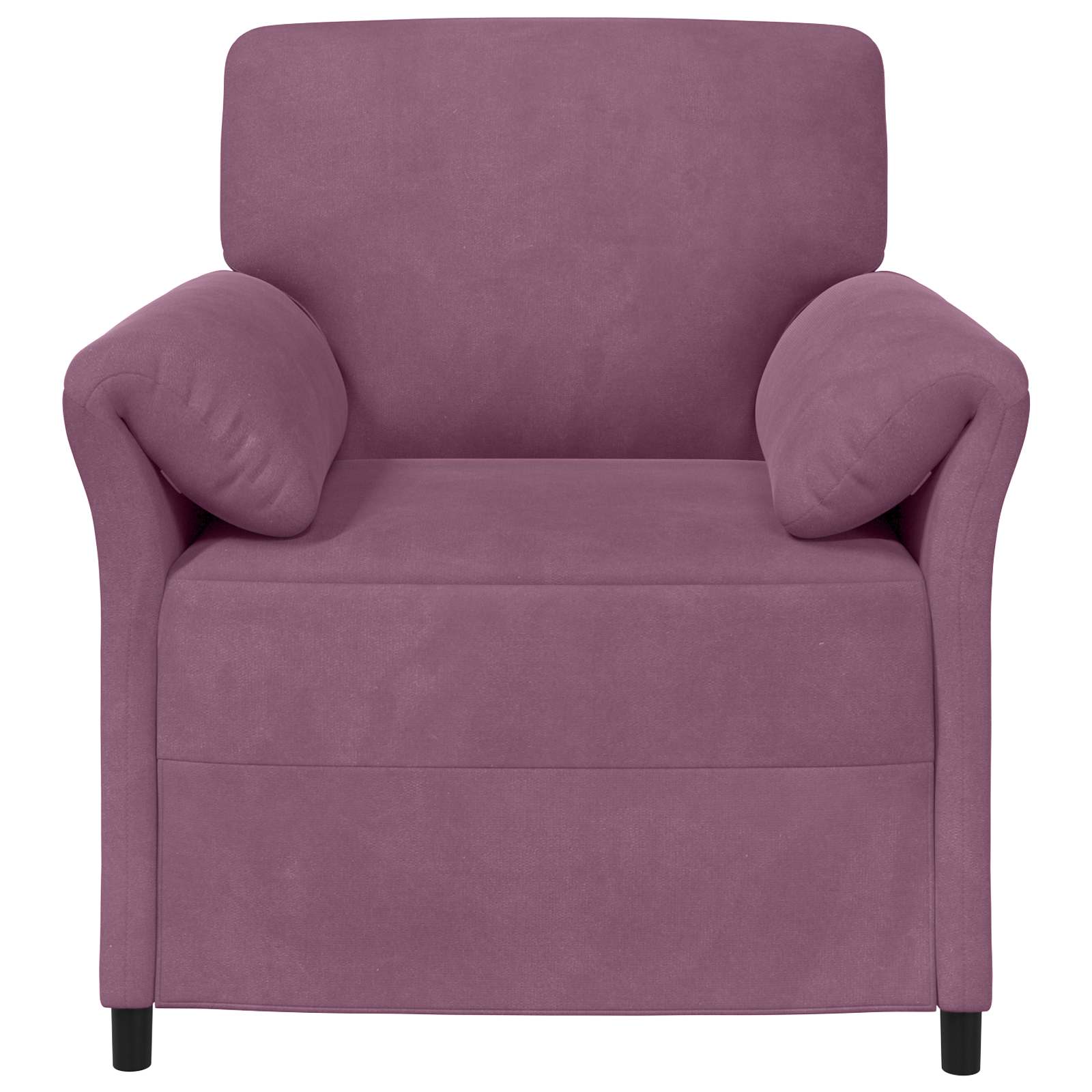 1-Zits Bank Paars 88 x 83 x 95 cm Fluweel