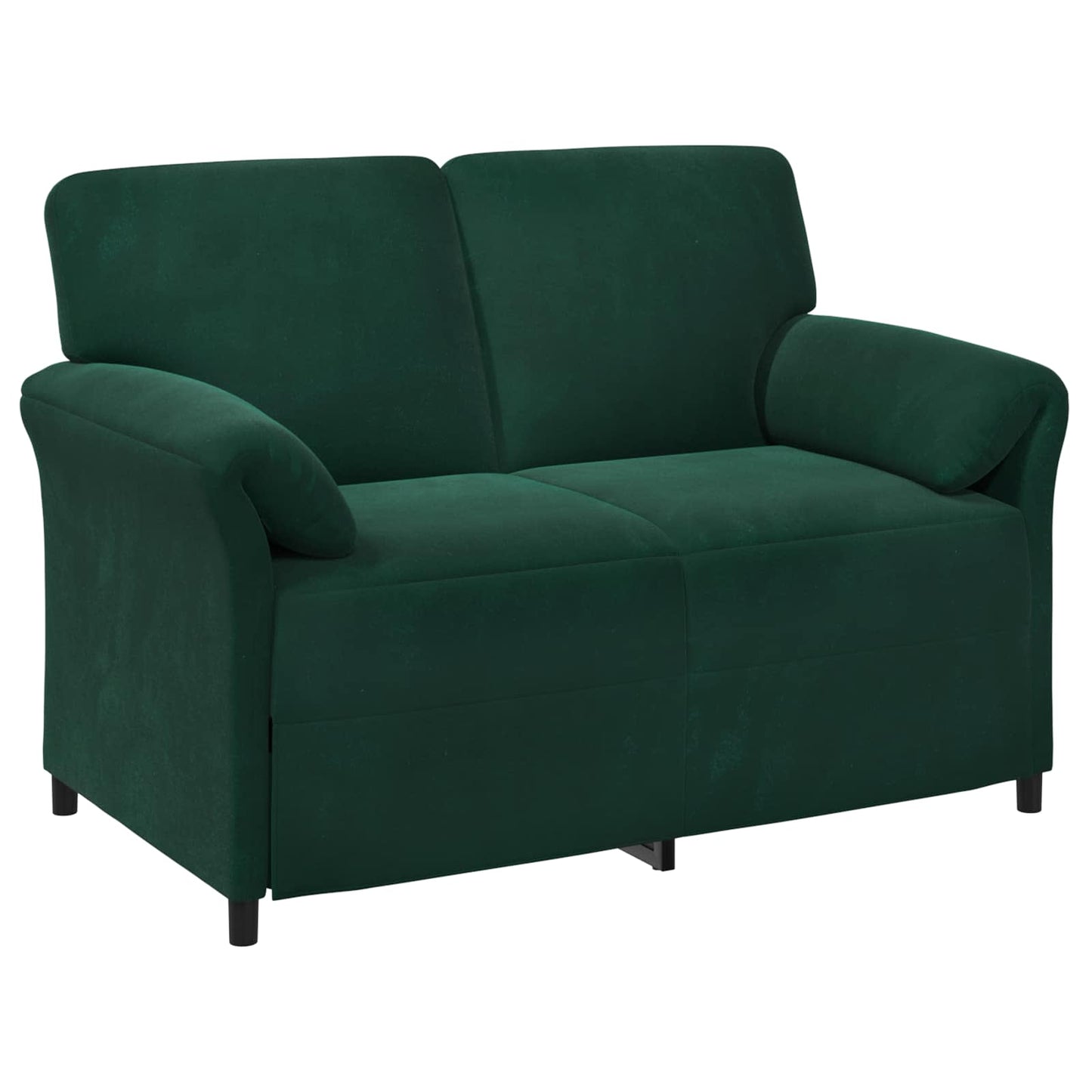 2-Zits Sofa Donkergroen 138 x 83 x 95 cm Fluweel