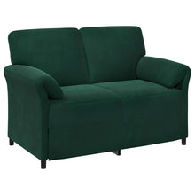 2-Zits Sofa Donkergroen 138 x 83 x 95 cm Fluweel