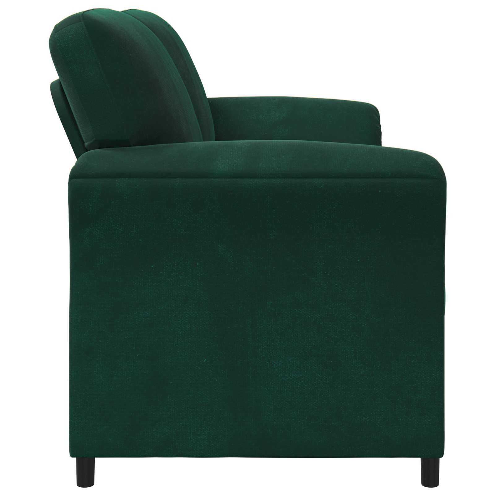 2-Zits Sofa Donkergroen 138 x 83 x 95 cm Fluweel