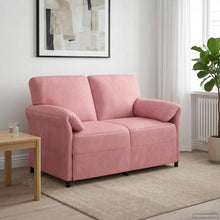 2-Zits Sofa Roze 138 x 83 x 95 cm Fluweel