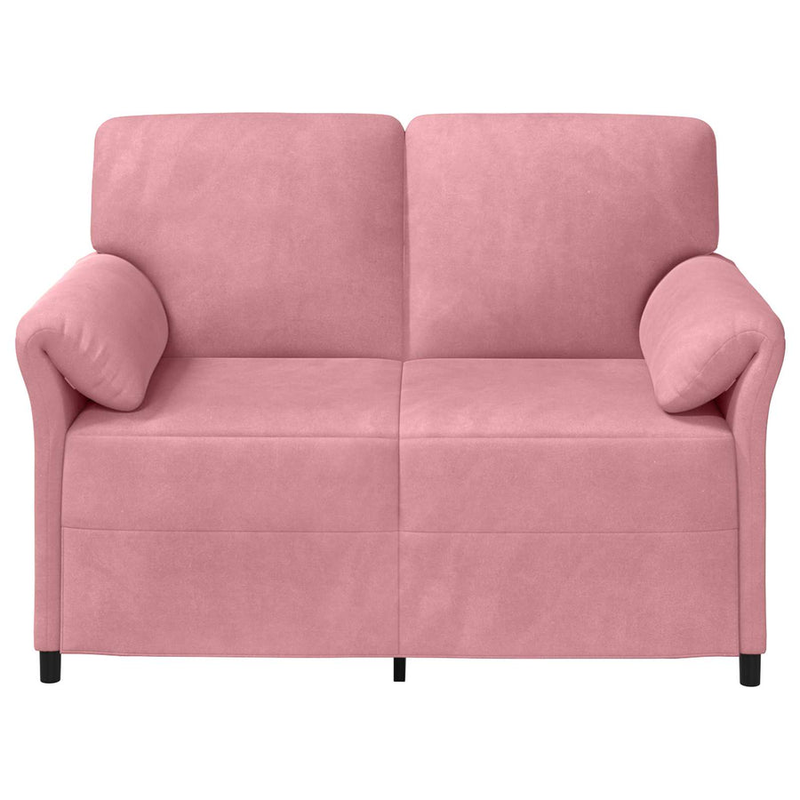 2-Zits Sofa Roze 138 x 83 x 95 cm Fluweel