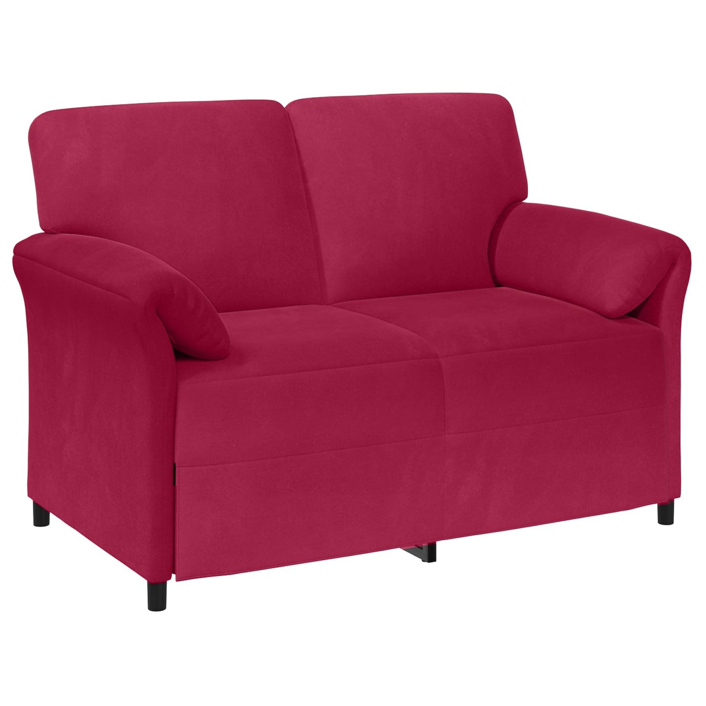 2-Zits Sofa Wijnrood 138 x 83 x 95 cm Fluweel