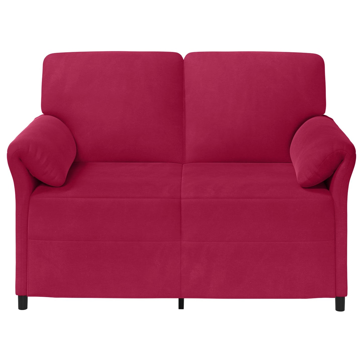 2-Zits Sofa Wijnrood 138 x 83 x 95 cm Fluweel