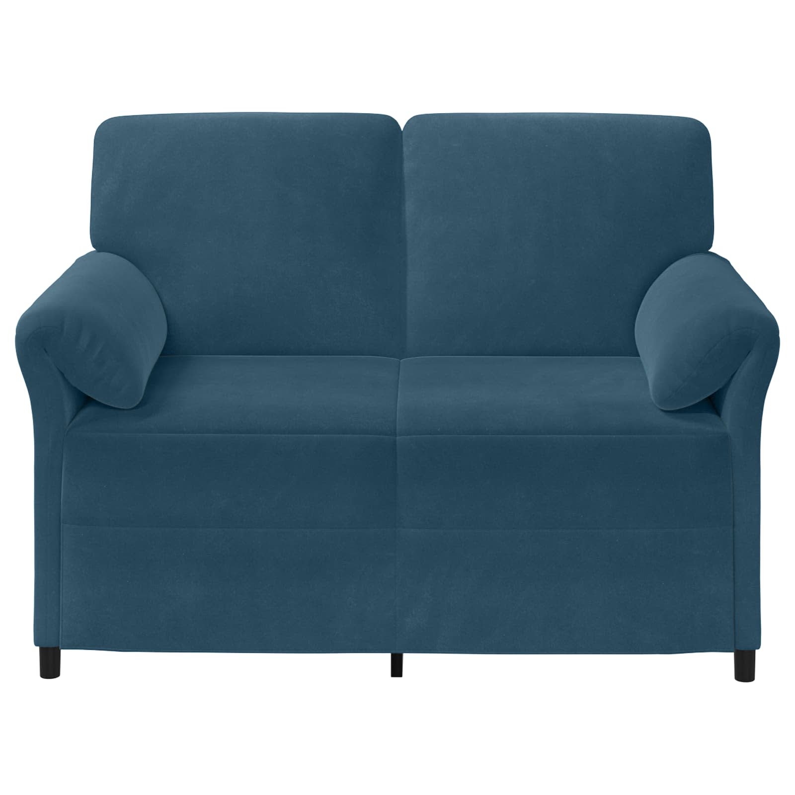 2-Zits Sofa Blauw 138 x 83 x 95 cm Fluweel