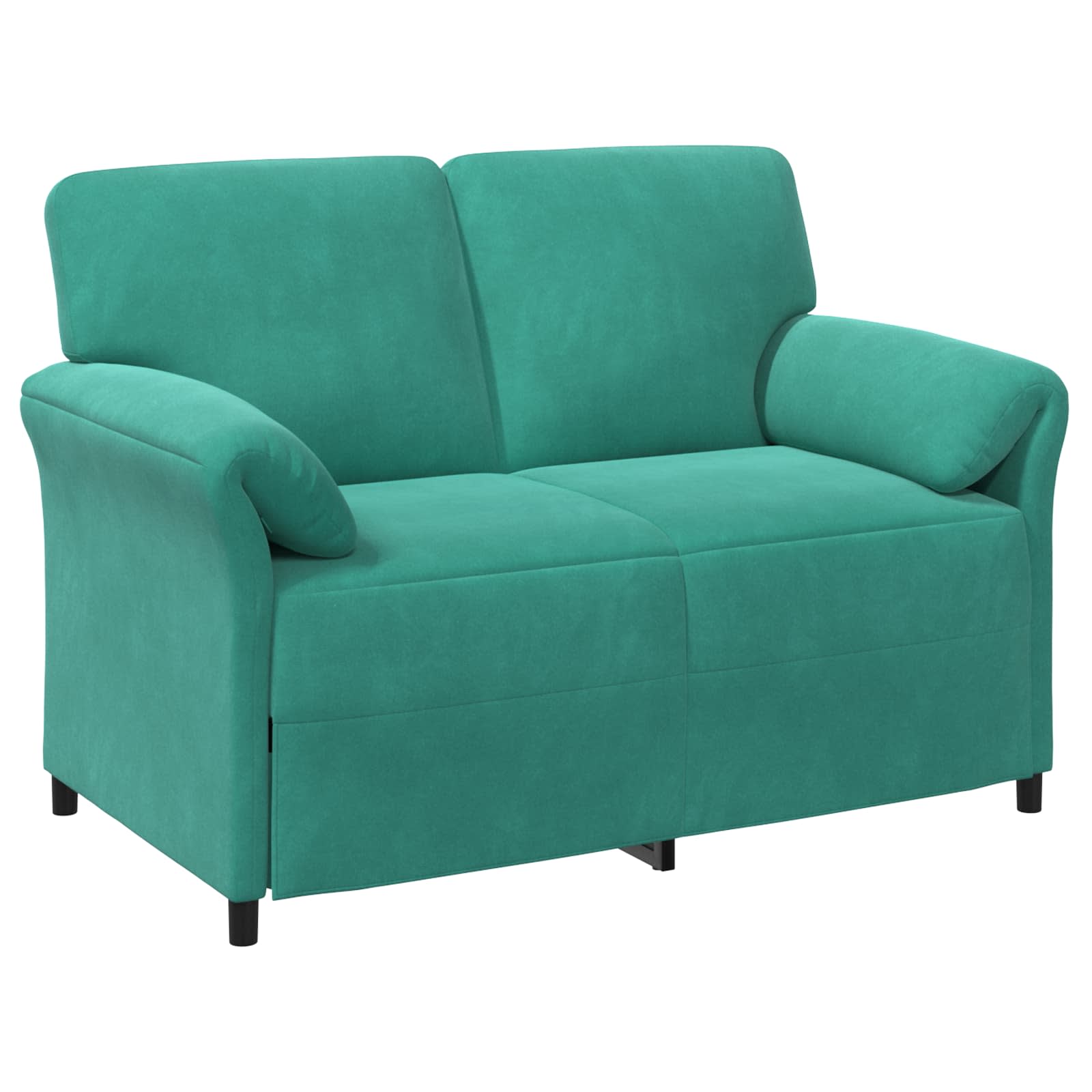 2-Zits Sofa Turquoise 138 x 83 x 95 cm Fluweel