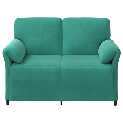 2-Zits Sofa Turquoise 138 x 83 x 95 cm Fluweel