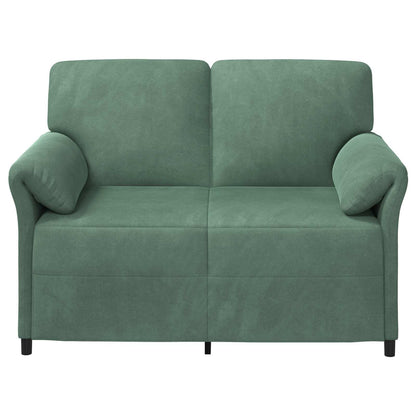2-Zits Sofa Zeegroen 138 x 83 x 95 cm Fluweel