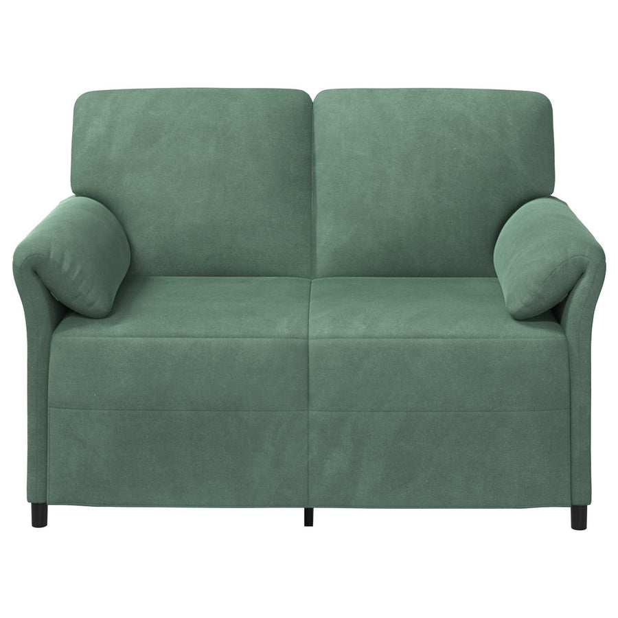 2-Zits Sofa Zeegroen 138 x 83 x 95 cm Fluweel