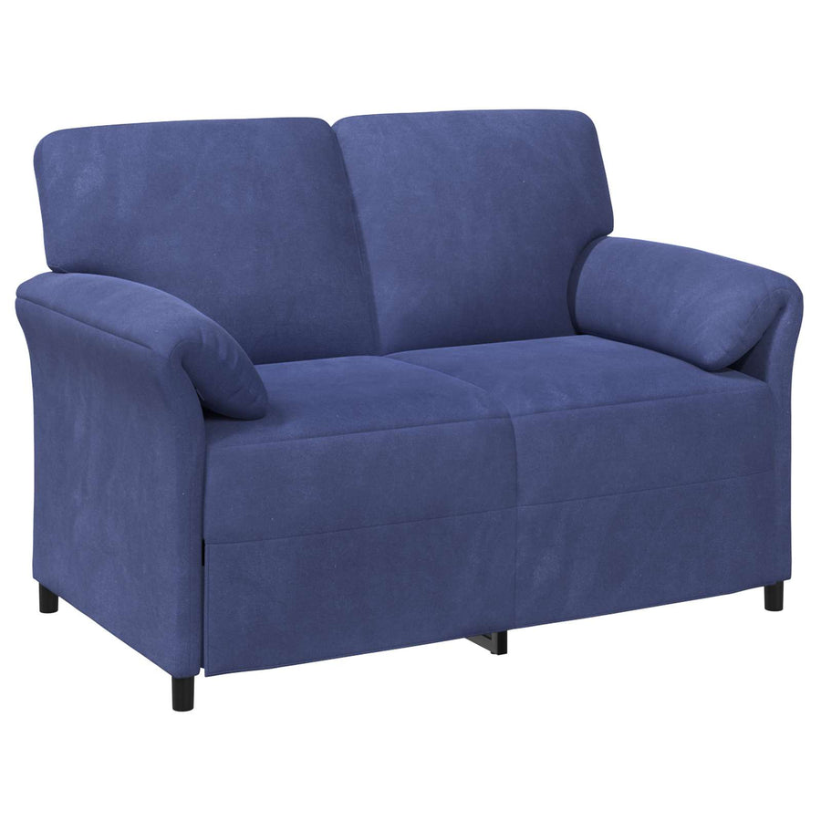 2-Zits Sofa Politieblauw 138 x 83 x 95 cm Fluweel