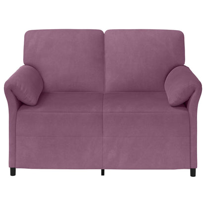 2-Zits Sofa Paars 138 x 83 x 95 cm Fluweel