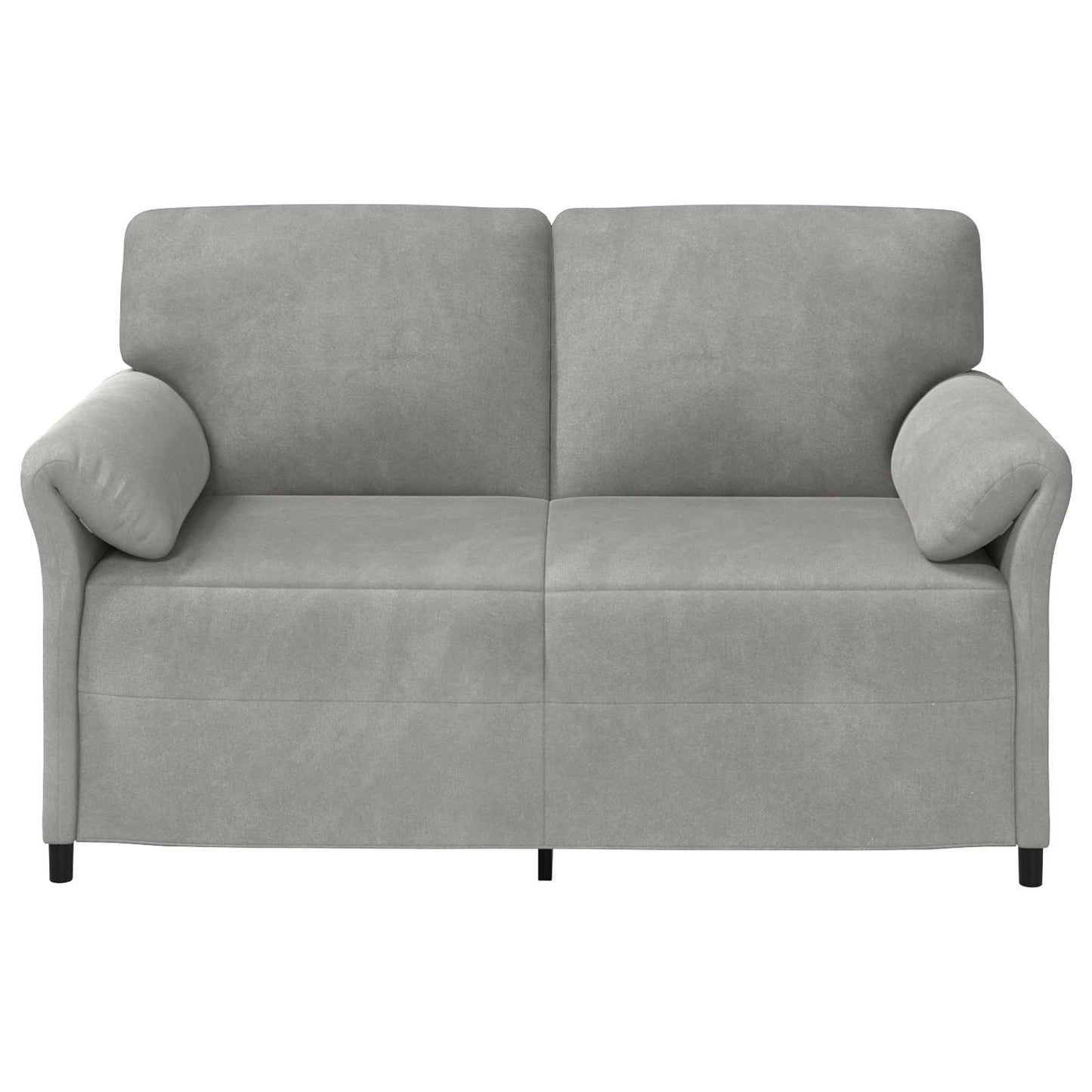2-Zits Sofa Lichtgrijs 158 x 83 x 95 cm Fluweel