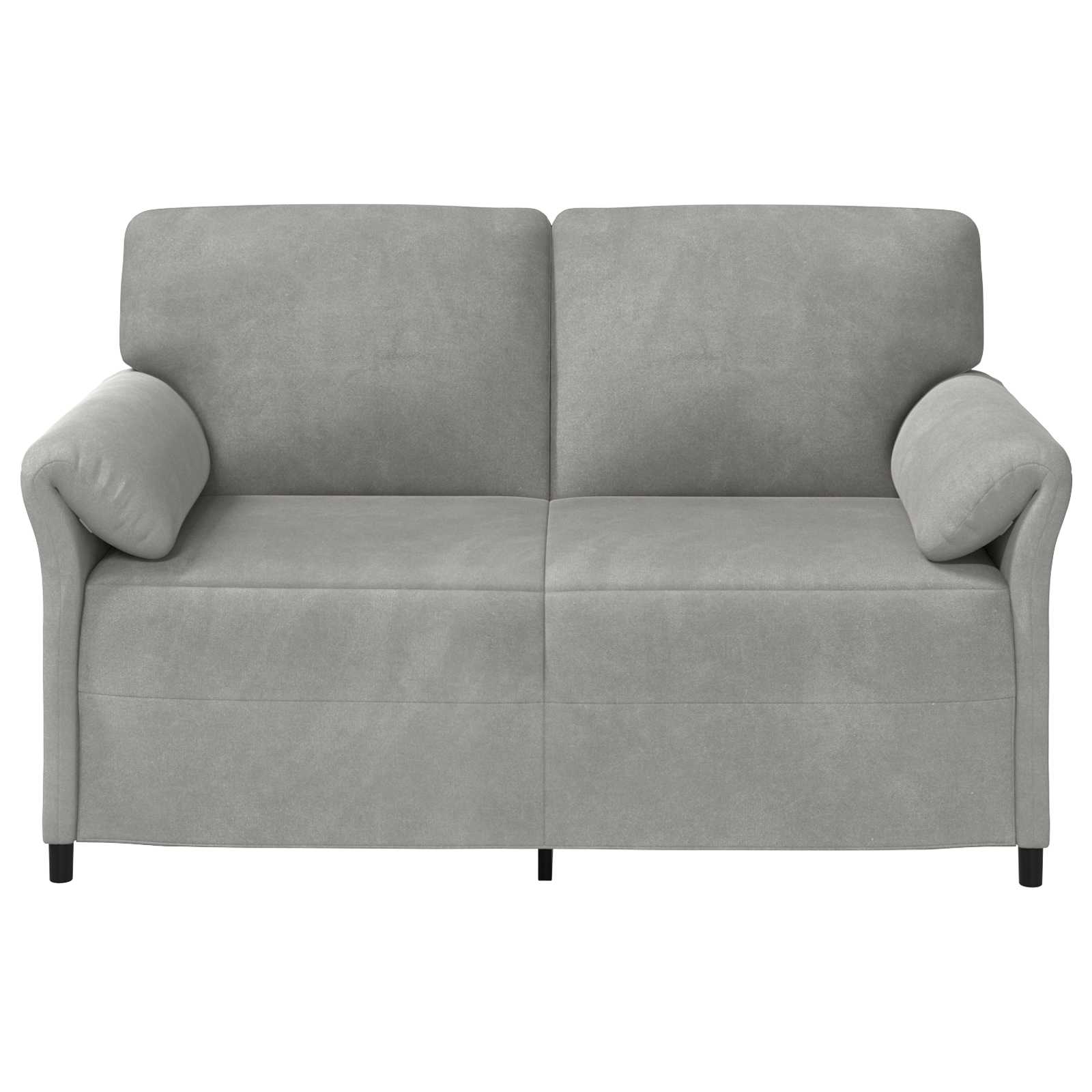 2-Zits Sofa Lichtgrijs 158 x 83 x 95 cm Fluweel