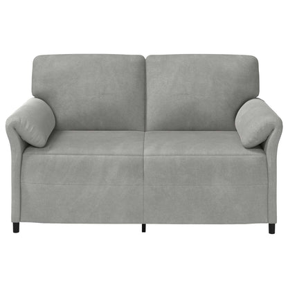 2-Zits Sofa Lichtgrijs 158 x 83 x 95 cm Fluweel