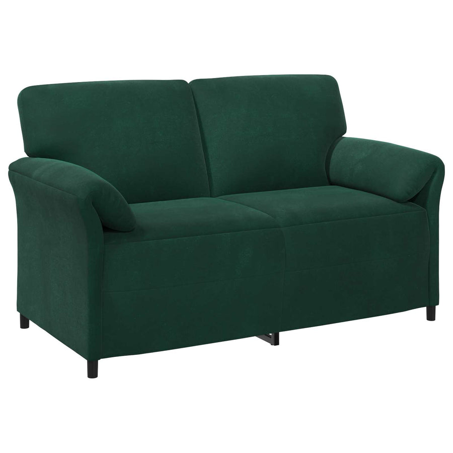 2-Zits Sofa Donkergroen 158 x 83 x 95 cm Fluweel