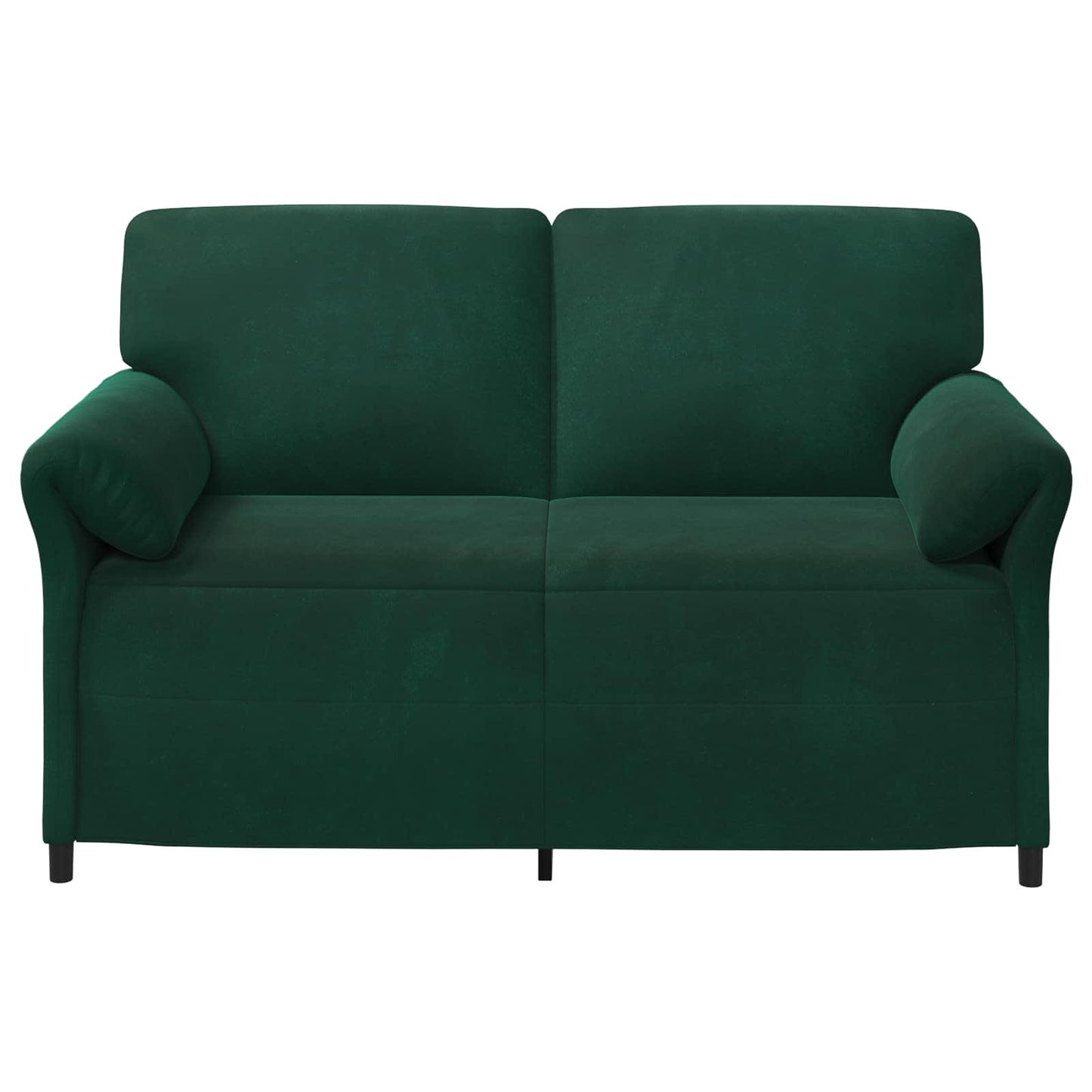2-Zits Sofa Donkergroen 158 x 83 x 95 cm Fluweel