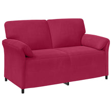 2-Zits Sofa Wijnrood 158 x 83 x 95 cm Fluweel