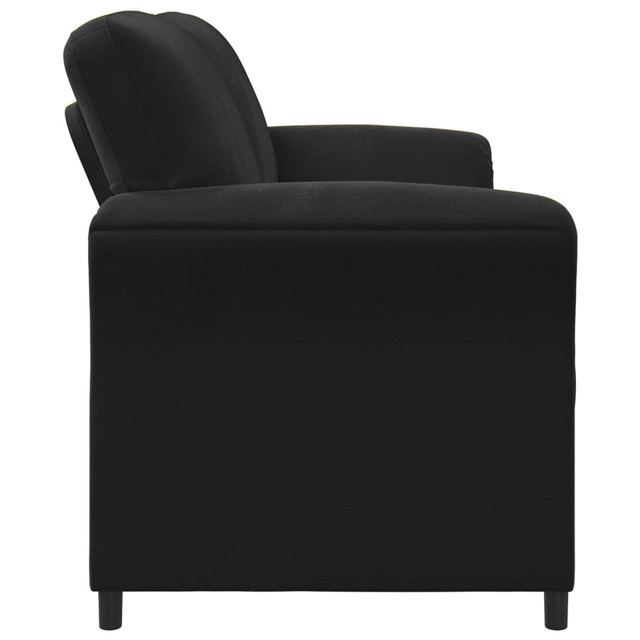 2-Zits Sofa Zwart 158 x 83 x 95 cm Fluweel