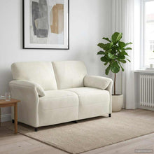 2-Zits Sofa Crèmekleurig 158 x 83 x 95 cm Fluweel