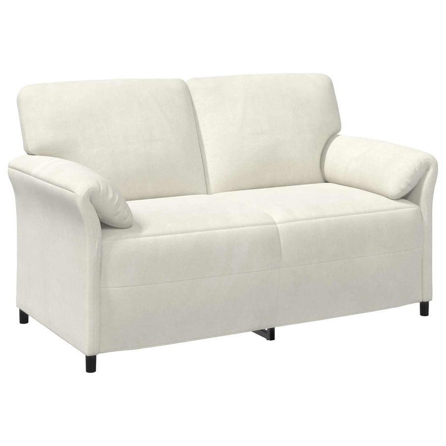 2-Zits Sofa Crèmekleurig 158 x 83 x 95 cm Fluweel