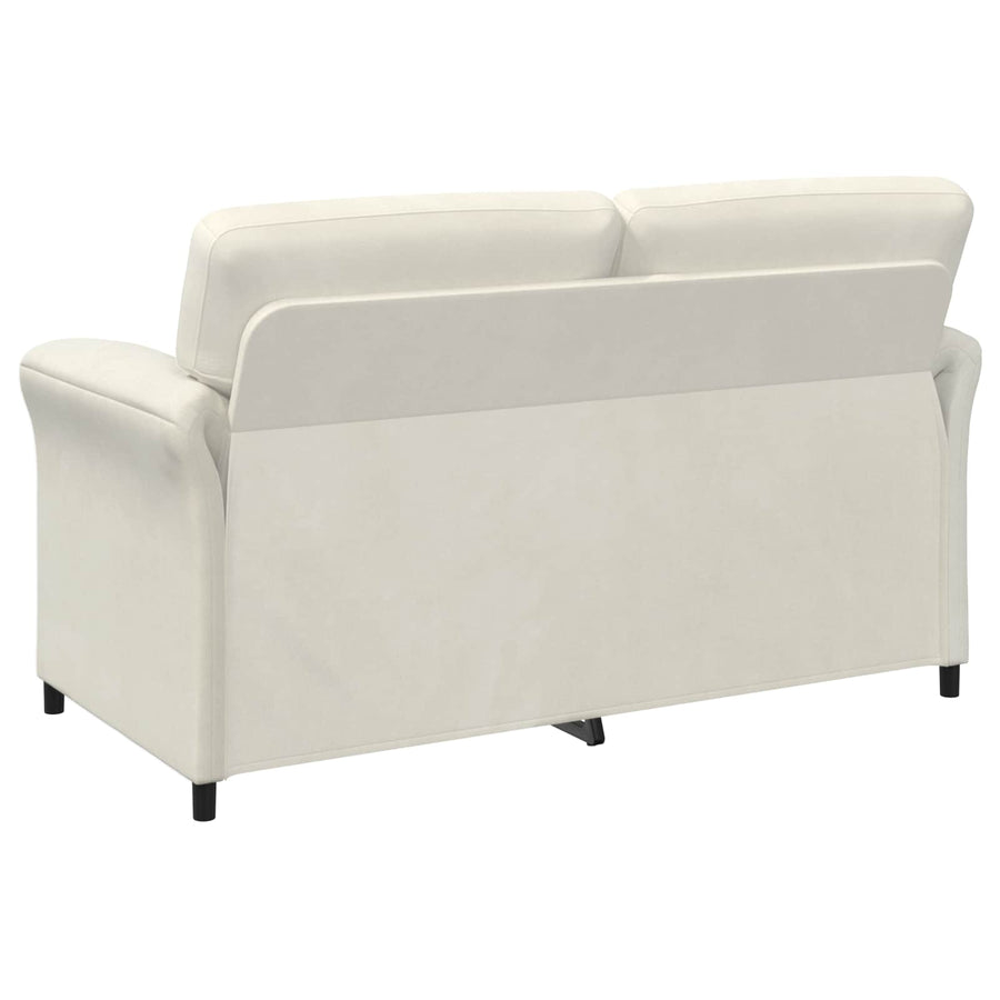 2-Zits Sofa Crèmekleurig 158 x 83 x 95 cm Fluweel