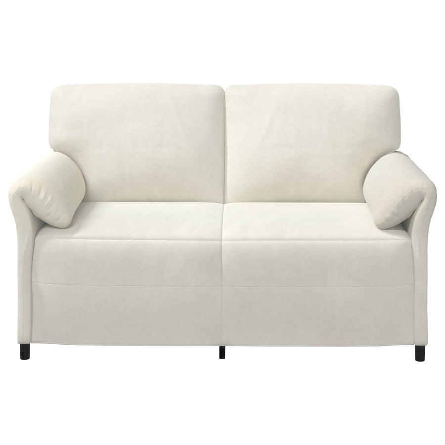 2-Zits Sofa Crèmekleurig 158 x 83 x 95 cm Fluweel