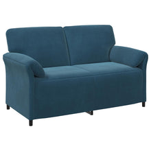 2-Zits Sofa Blauw 158 x 83 x 95 cm Fluweel