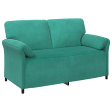 2-Zits Sofa Turquoise 158 x 83 x 95 cm Fluweel