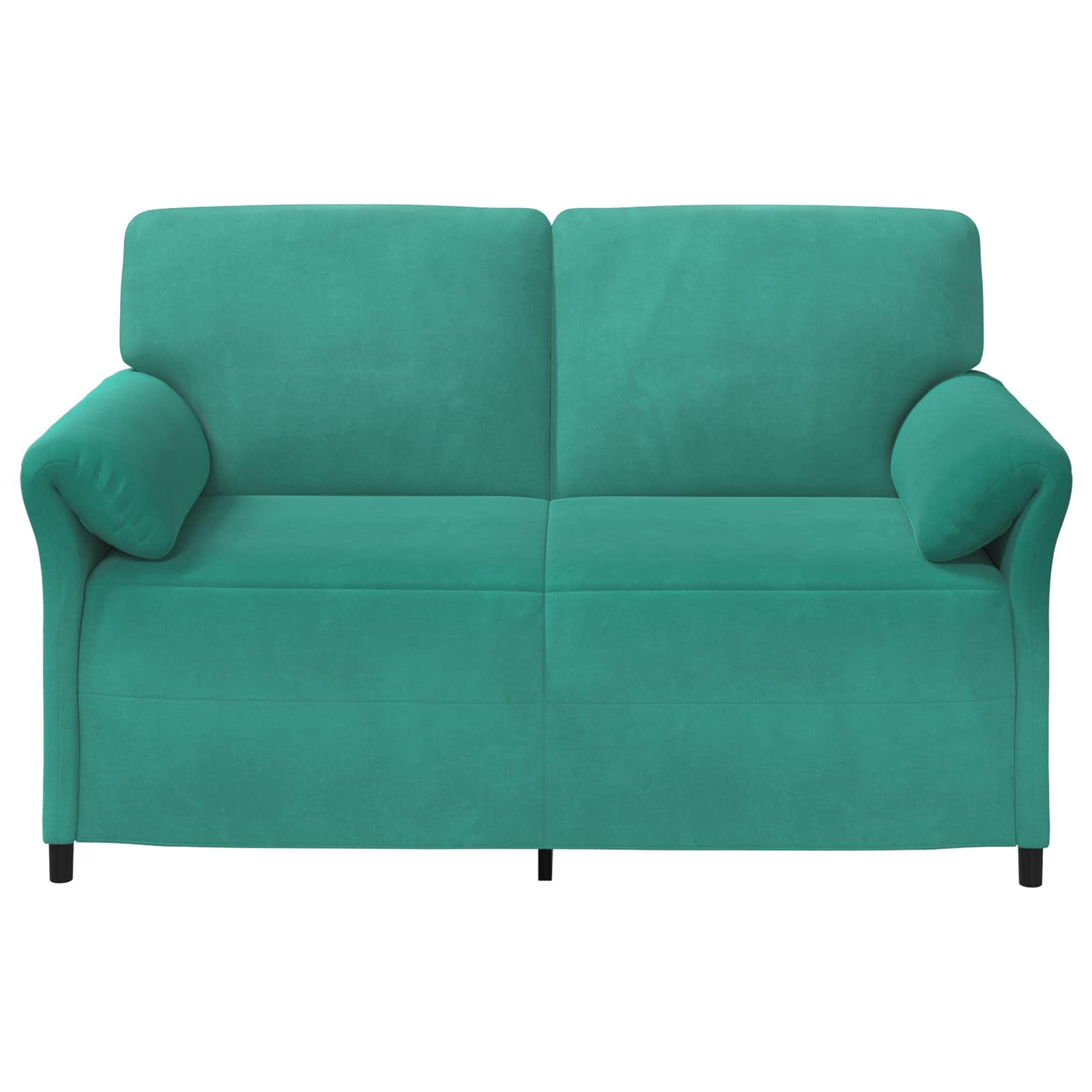 2-Zits Sofa Turquoise 158 x 83 x 95 cm Fluweel