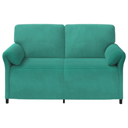 2-Zits Sofa Turquoise 158 x 83 x 95 cm Fluweel