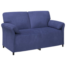 2-Zits Sofa Politieblauw 158 x 83 x 95 cm Fluweel