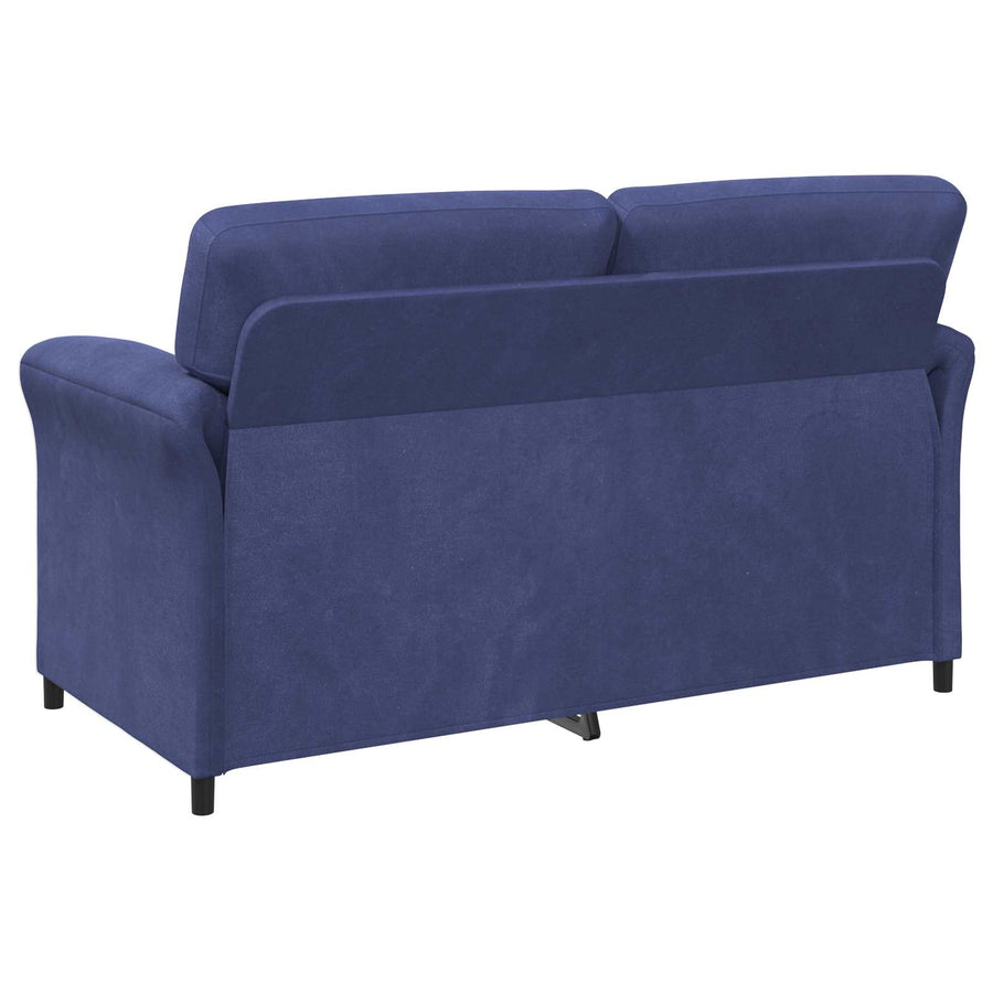 2-Zits Sofa Politieblauw 158 x 83 x 95 cm Fluweel
